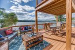 Beautiful deck overlooking Lamoka Lake